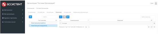 Управление политиками доступа в организации