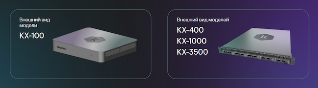 Аппаратные платформы KX-Series