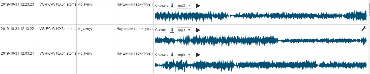 Визуализация звуковых файлов в виде осциллограммы