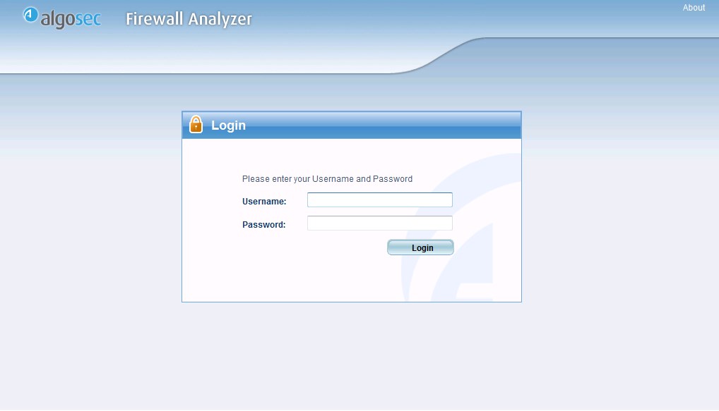 Процесс авторизации в AlgoSec Firewall Analyzer