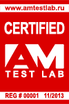Сертификат AM Test Lab