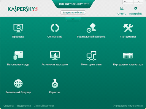 Обзор Kaspersky Internet Security 2012