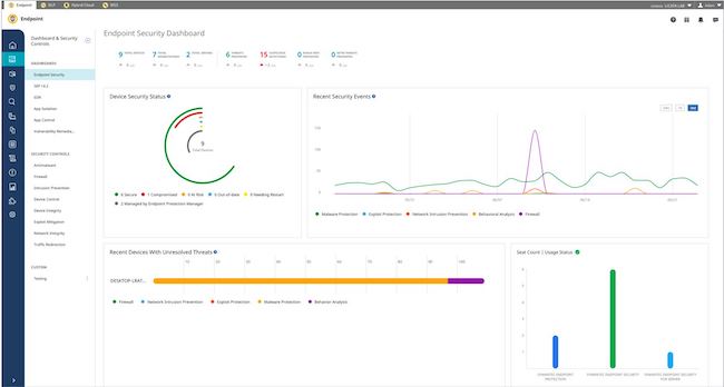 Консоль администрирования Symantec Endpoint Security Complete