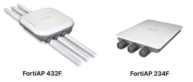 Внешний вид точек доступа Fortinet FortiAP, предназначенных для использования в средах ОТ