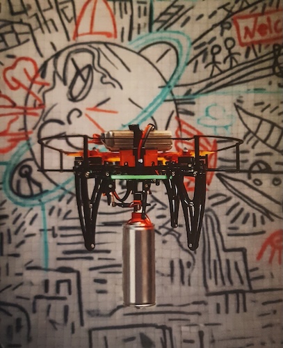 Граффити-коптер D-drone