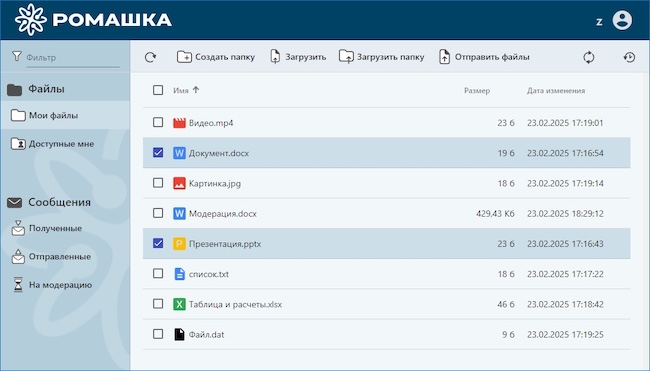 Интерфейс программного комплекса «Ромашка» Интерфейс программного комплекса «Ромашка»