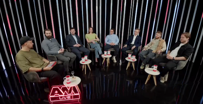 Участники первой части эфира Участники первой части эфира