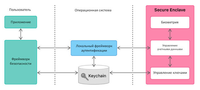 Схема работы Apple TouchID и FaceID