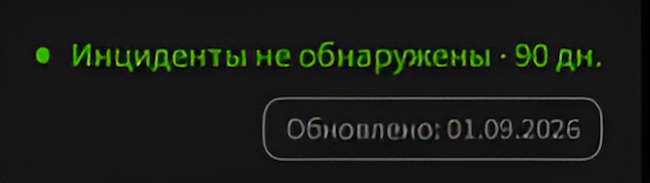 Индикатор инцидентов в CICADA8 Cyber Rating 26.3.1 Индикатор инцидентов в CICADA8 Cyber Rating 26.3.1