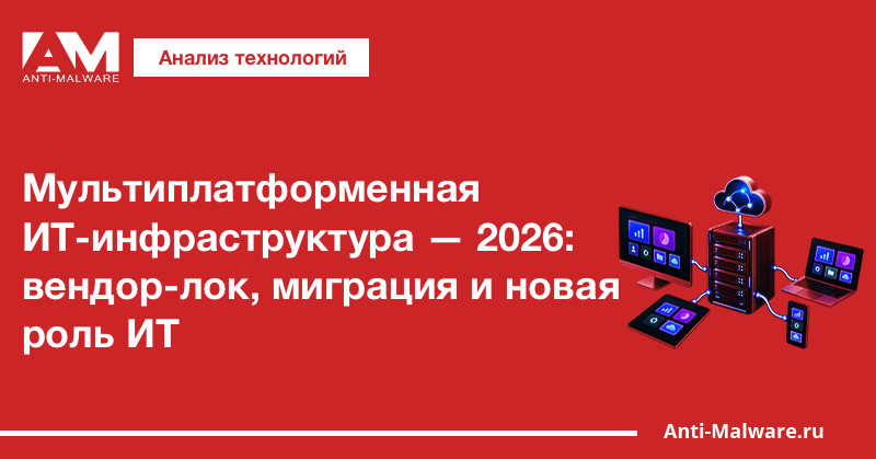 Мультиплатформенная ИТ-инфраструктура — 2026: вендор-лок, миграция и новая роль ИТ