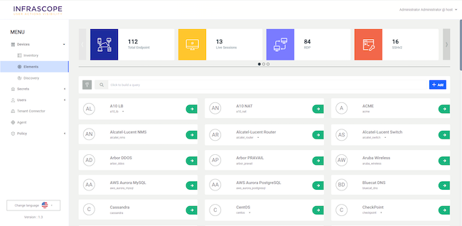 Новый пользовательский интерфейс Infrascope