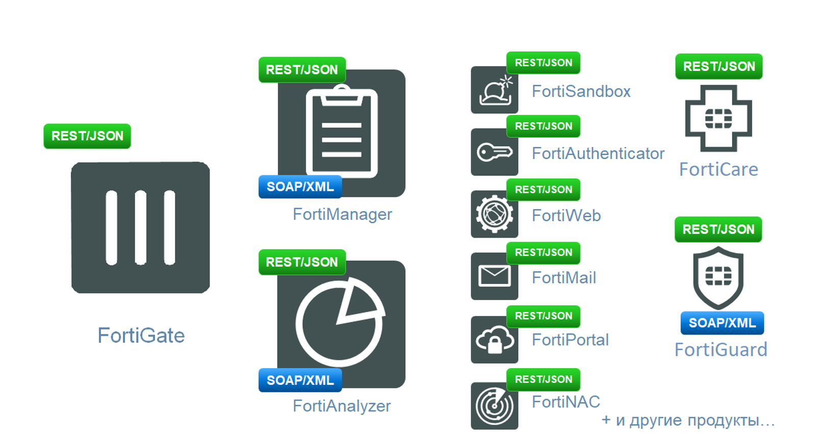 Форматы интеграции. Fabric API. Fortinet Security. Fabric API logo. FORTIAUTHENTICATOR Lab.