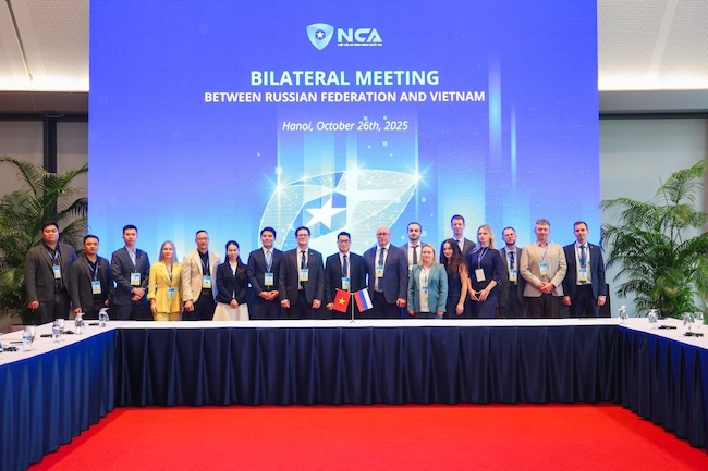 Встреча российской делегации с Национальной ассоциацией кибербезопасности Вьетнама