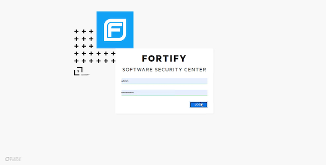 Форма аутентификации в Fortify Software Security Center