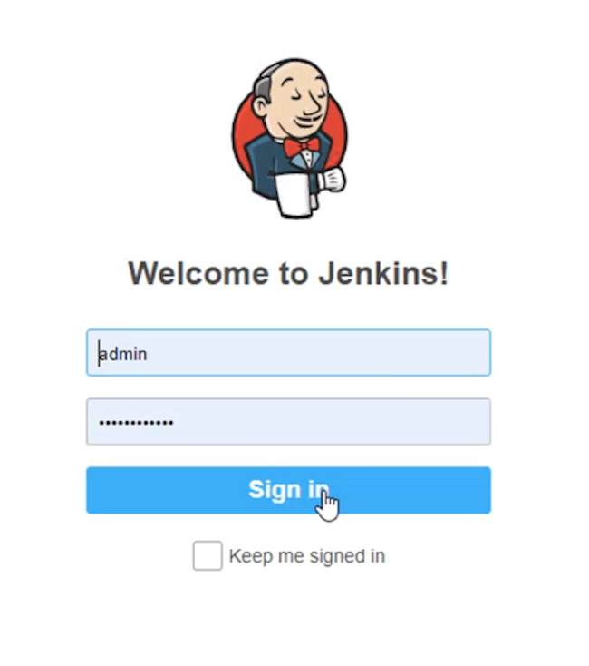 Форма аутентификации в среде непрерывной интеграции Jenkins