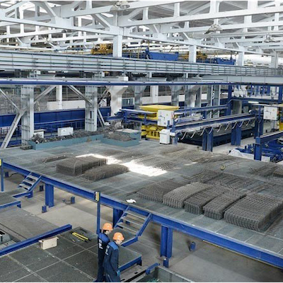 Цех завода ЖБИ в городе Грязи