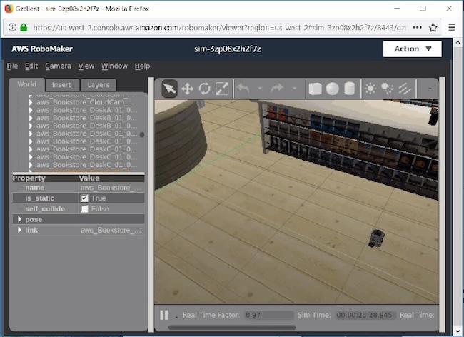 Моделирование работы роботов с помощью Gazebo в AWS RoboMaker