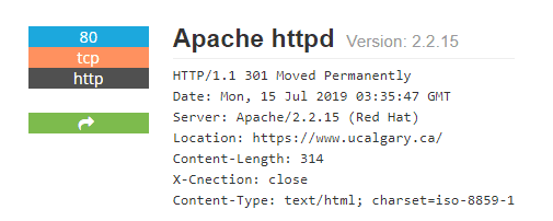 Версия Apache