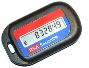 Аппаратный токен с генерацией одноразовых ключей RSA SecurID
