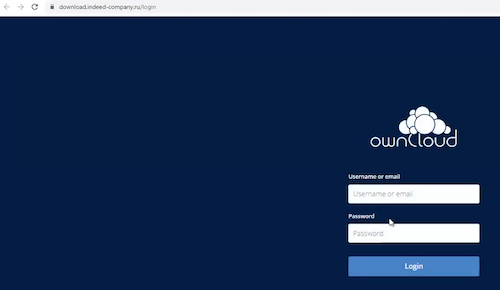 Вход в OwnCloud через Indeed PAM