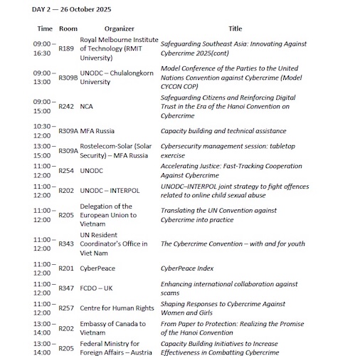 Участие ГК «Солар» отражено в расписании Ханойской Конвенции Участие ГК «Солар» отражено в расписании Ханойской Конвенции