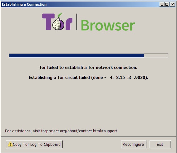 DeviceLock DLP запрещает браузеру Tor устанавливать защищенное соединение