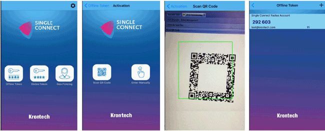 Двухфакторная аутентификация в Krontech Single Connect с использованием смартфона в офлайн-режиме