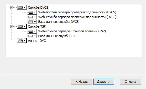 Предварительные условия установки служб Litoria DVCS 5.2.2
