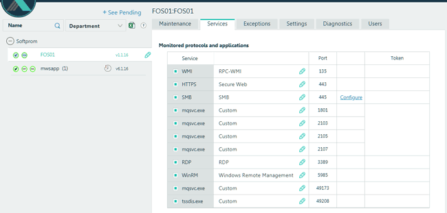 Мониторинг протоколов и приложений в TrapX DeceptionGrid