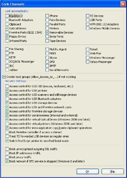 Диалог задания начальных разрешений в процессе установки DeviceLock DLP Suite 8