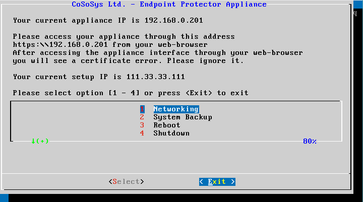 Интерфейс работы с сервером CoSoSys Endpoint Protector