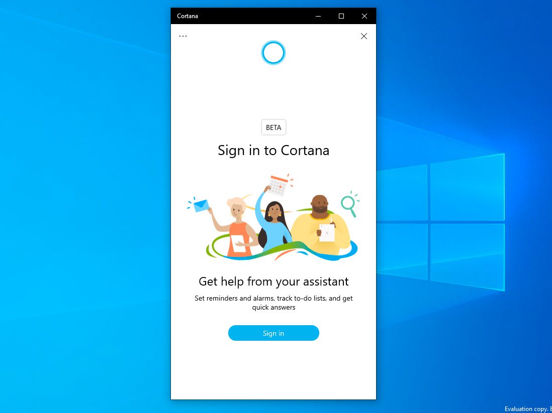 Приложение cortana