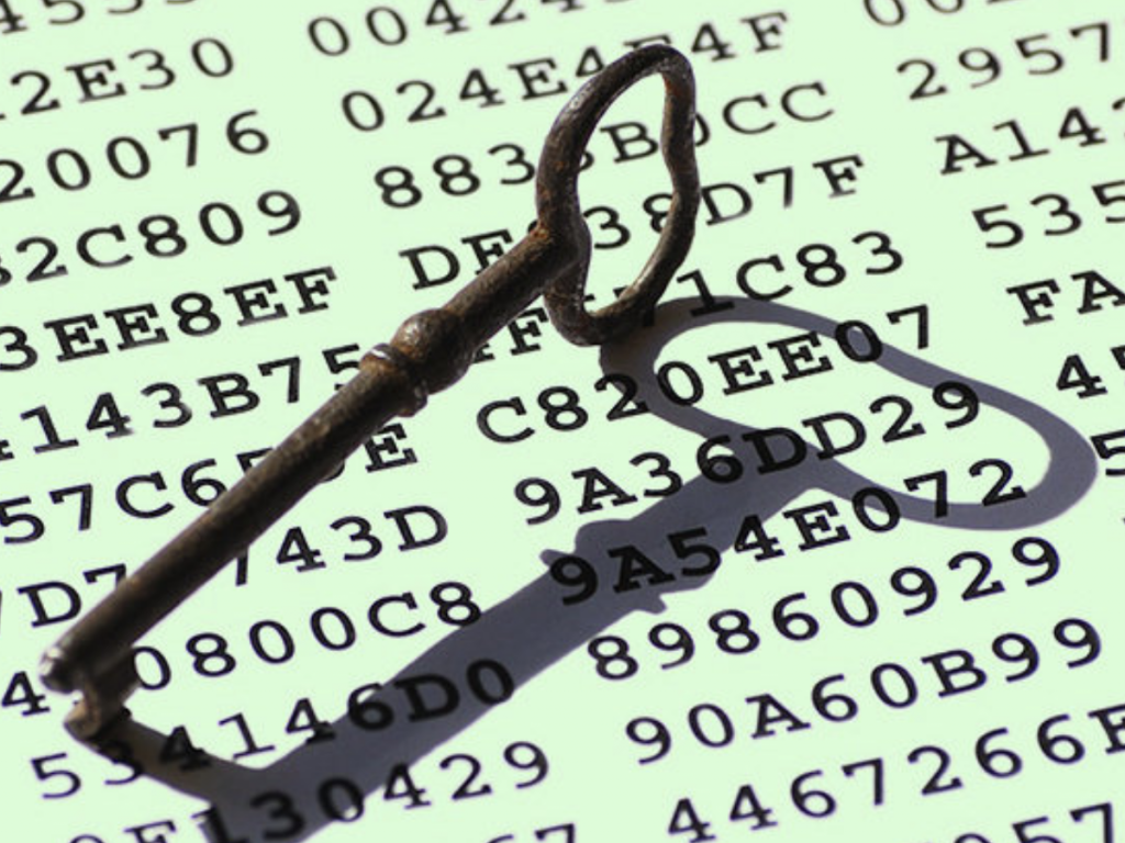 По ключу нет информации об аутентифицированном
