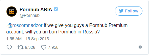 На Pornhub теперь можно войти через аккаунт ВКонтакте.