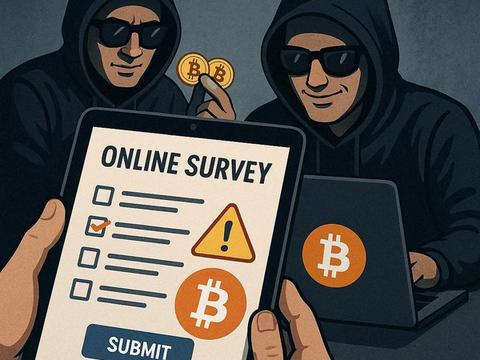 Мошенники маскируют криптоскам под опросы в российских сервисах