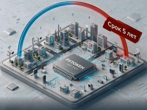 ФСБ России сертифицировала Рутокен Чип 3127 с ключами на пять лет