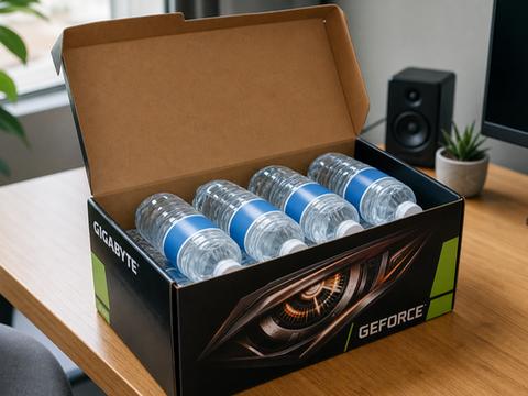 Вместо RTX 5070 Ti за 90 тыс. покупателю Wildberries досталась бутылка воды