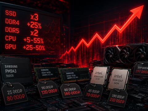 Дороже видеокарты: SSD в России подорожали втрое за год
