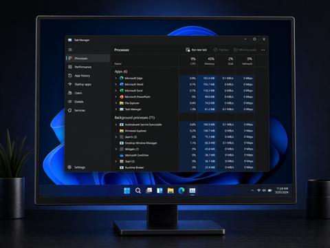 Диспетчер задач Windows 11 научился вычислять пожирателей NPU