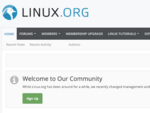 Неизвестные провели дефейс Linux.org, опубликовав непристойную картинку