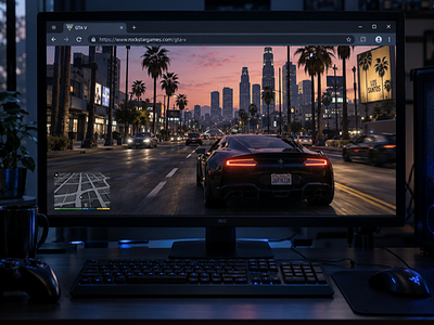 GTA V запустили в браузере без облака, сайт вскоре перестал работать