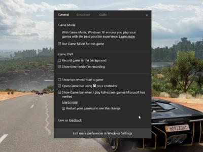 Game Mode в Windows 10 приводит к тормозам и просадке FPS в играх