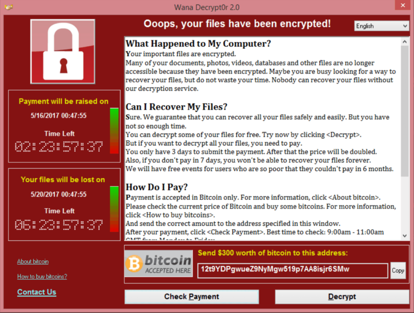 WCry, WannaCry, WannaCrypt, Wana Decrypt0r