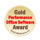 Gold Performance Award Office Software