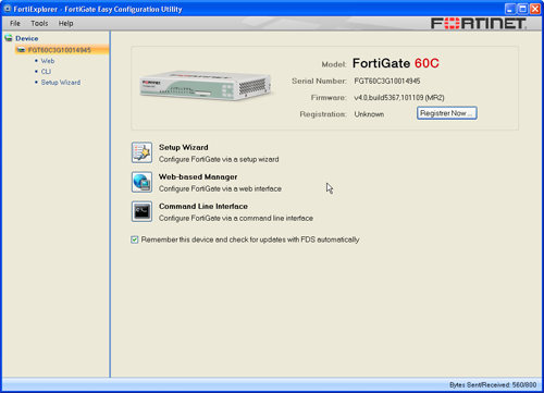 Обзор Fortinet FortiGate-60C