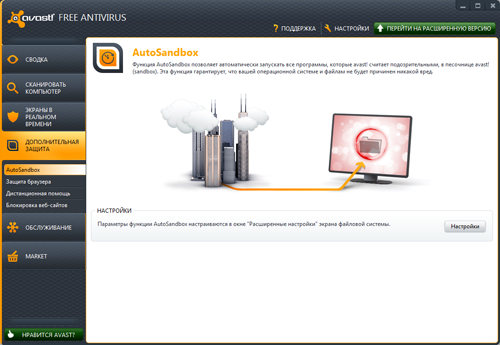 Обзор Avast! Free Antivirus 7