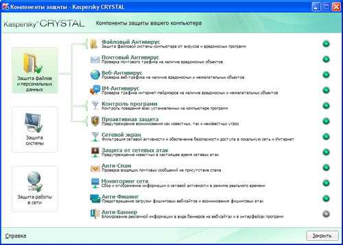 Обзор Kaspersky PURE (CRYSTAL) R2 