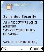 Symantec Mobile Security 4.0 for Symbian - установка