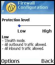 Symantec Mobile Security 4.0 for Symbian - настройка firewall