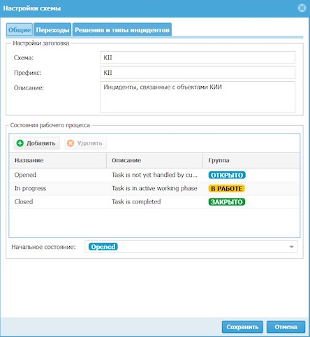 Создание схемы инцидента в UserGate Log Analyzer Создание схемы инцидента в UserGate Log Analyzer